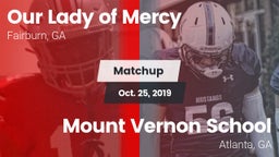 Matchup: Our Lady of Mercy vs. Mount Vernon School 2019