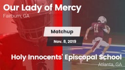 Matchup: Our Lady of Mercy vs. Holy Innocents' Episcopal School 2019