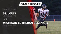 Recap: St. Louis  vs. Michigan Lutheran Seminary  2016
