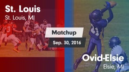 Matchup: St. Louis vs. Ovid-Elsie  2016