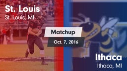 Matchup: St. Louis vs. Ithaca  2016