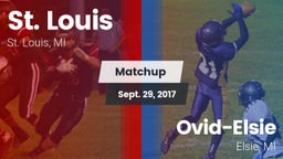 Matchup: St. Louis vs. Ovid-Elsie  2017