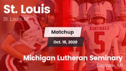 Matchup: St. Louis vs. Michigan Lutheran Seminary  2020