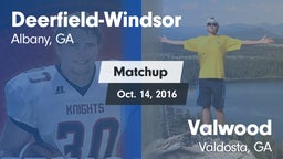 Matchup: Deerfield-Windsor vs. Valwood  2016