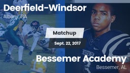 Matchup: Deerfield-Windsor vs. Bessemer Academy  2017
