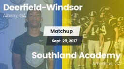 Matchup: Deerfield-Windsor vs. Southland Academy  2017