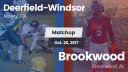 Matchup: Deerfield-Windsor vs. Brookwood  2017