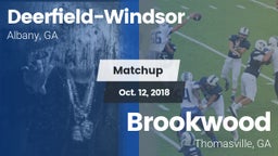Matchup: Deerfield-Windsor vs. Brookwood  2018