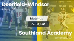 Matchup: Deerfield-Windsor vs. Southland Academy  2018