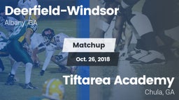 Matchup: Deerfield-Windsor vs. Tiftarea Academy  2018