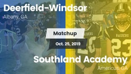 Matchup: Deerfield-Windsor vs. Southland Academy  2019