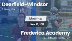 Matchup: Deerfield-Windsor vs. Frederica Academy  2019