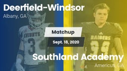 Matchup: Deerfield-Windsor vs. Southland Academy  2020