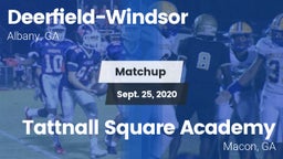 Matchup: Deerfield-Windsor vs. Tattnall Square Academy  2020