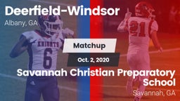 Matchup: Deerfield-Windsor vs. Savannah Christian Preparatory School 2020