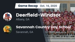 Recap: Deerfield-Windsor  vs. Savannah Country Day School 2020