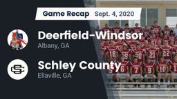 Recap: Deerfield-Windsor  vs. Schley County  2020