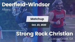 Matchup: Deerfield-Windsor vs. Strong Rock Christian  2020