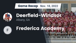 Recap: Deerfield-Windsor  vs. Frederica Academy 2022