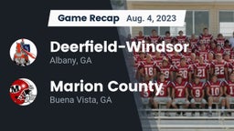Recap: Deerfield-Windsor  vs. Marion County  2023