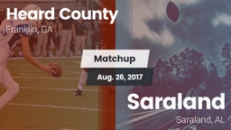 Matchup: Heard County vs. Saraland  2017