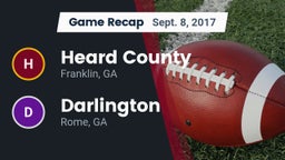 Recap: Heard County  vs. Darlington  2017