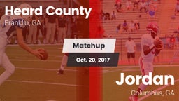 Matchup: Heard County vs. Jordan  2017