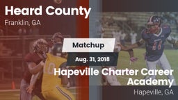 Matchup: Heard County vs. Hapeville Charter Career Academy 2018
