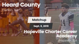 Matchup: Heard County vs. Hapeville Charter Career Academy 2019