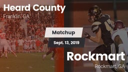Matchup: Heard County vs. Rockmart  2019