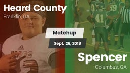 Matchup: Heard County vs. Spencer  2019