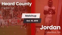 Matchup: Heard County vs. Jordan  2019