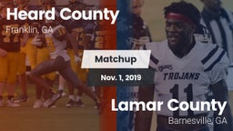 Matchup: Heard County vs. Lamar County  2019