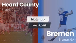 Matchup: Heard County vs. Bremen  2019