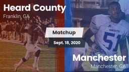 Matchup: Heard County vs. Manchester  2020