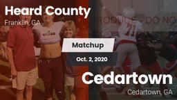 Matchup: Heard County vs. Cedartown  2020