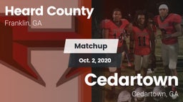 Matchup: Heard County vs. Cedartown  2020