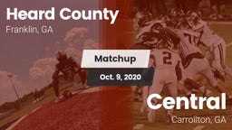 Matchup: Heard County vs. Central  2020