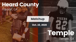 Matchup: Heard County vs. Temple  2020
