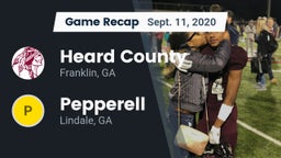 Recap: Heard County  vs. Pepperell  2020