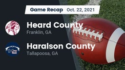 Recap: Heard County  vs. Haralson County  2021