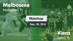 Matchup: Melbourne vs. Viera  2016