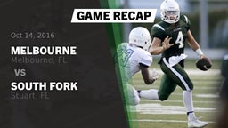 Recap: Melbourne  vs. South Fork  2016