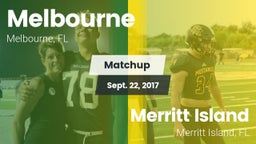Matchup: Melbourne vs. Merritt Island  2017