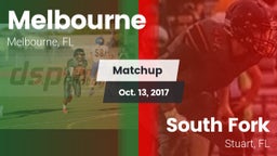 Matchup: Melbourne vs. South Fork  2017