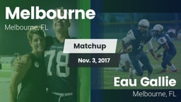 Matchup: Melbourne vs. Eau Gallie  2017