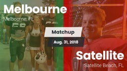 Matchup: Melbourne vs. Satellite  2018