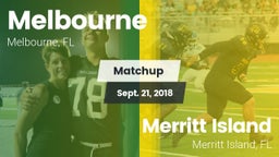 Matchup: Melbourne vs. Merritt Island  2018
