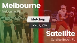 Matchup: Melbourne vs. Satellite  2019