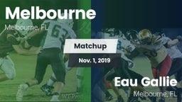 Matchup: Melbourne vs. Eau Gallie  2019